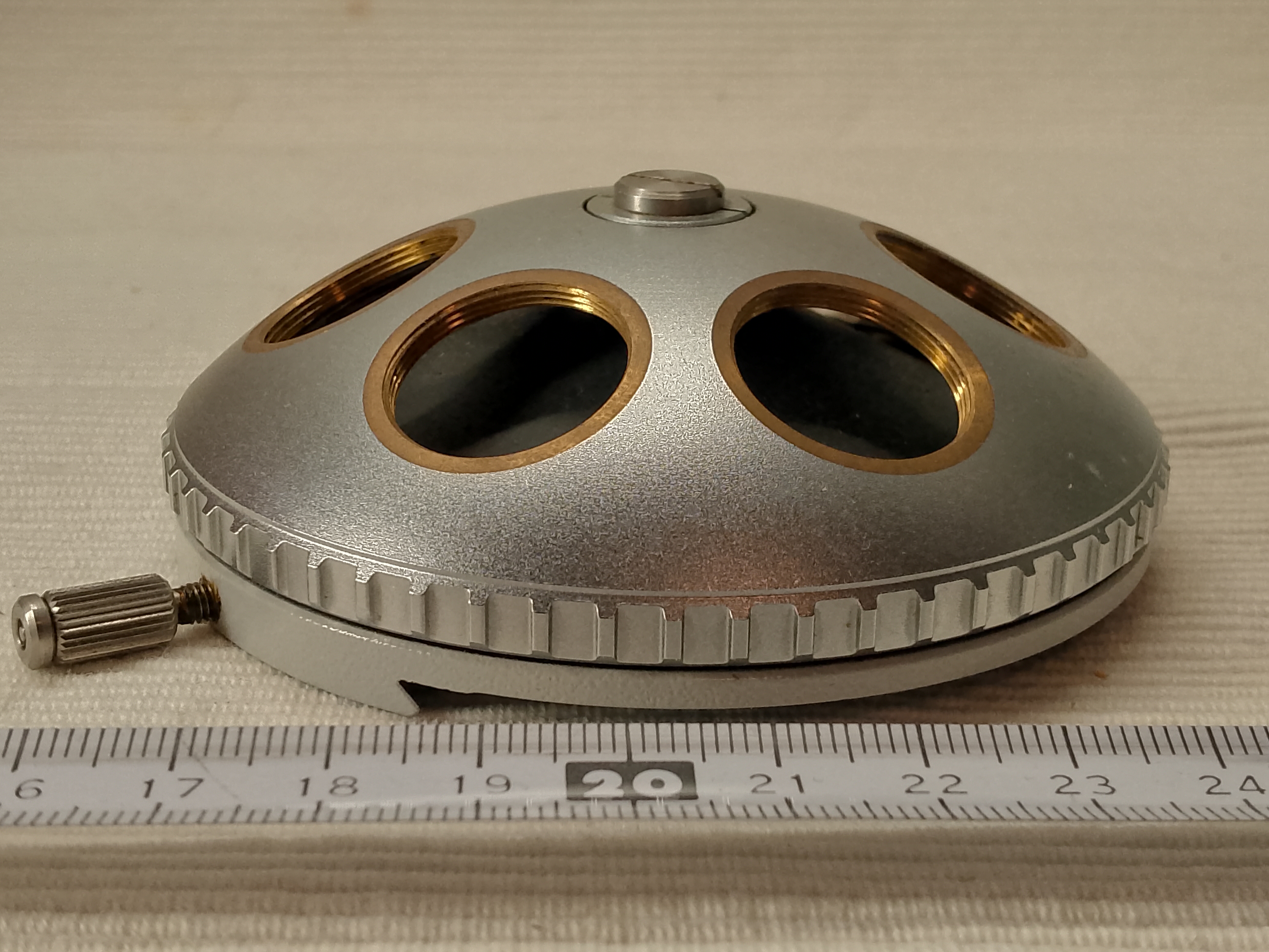 Zeiss IM 35 - 6-pozycyjny mikroskopowy rewolwer obiektywowy PN: 47 17 10 RMS - ujęcie #2