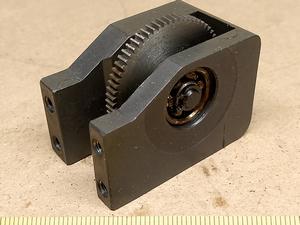 Carl Zeiss Jena Ergaval Zahnrad system aus dem Schiebemechanismus (Fokus, Feintrieb, Grobtrieb) eines Carl Zeiss Jena Ergaval / Amplival Mikroskops