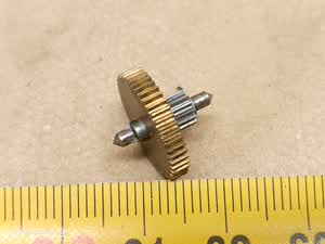 Carl Zeiss Jena Ergaval / Amplival microscope coarse focus pinion / fine focus pinon / focusing toothed gear MZMP - thumbnail