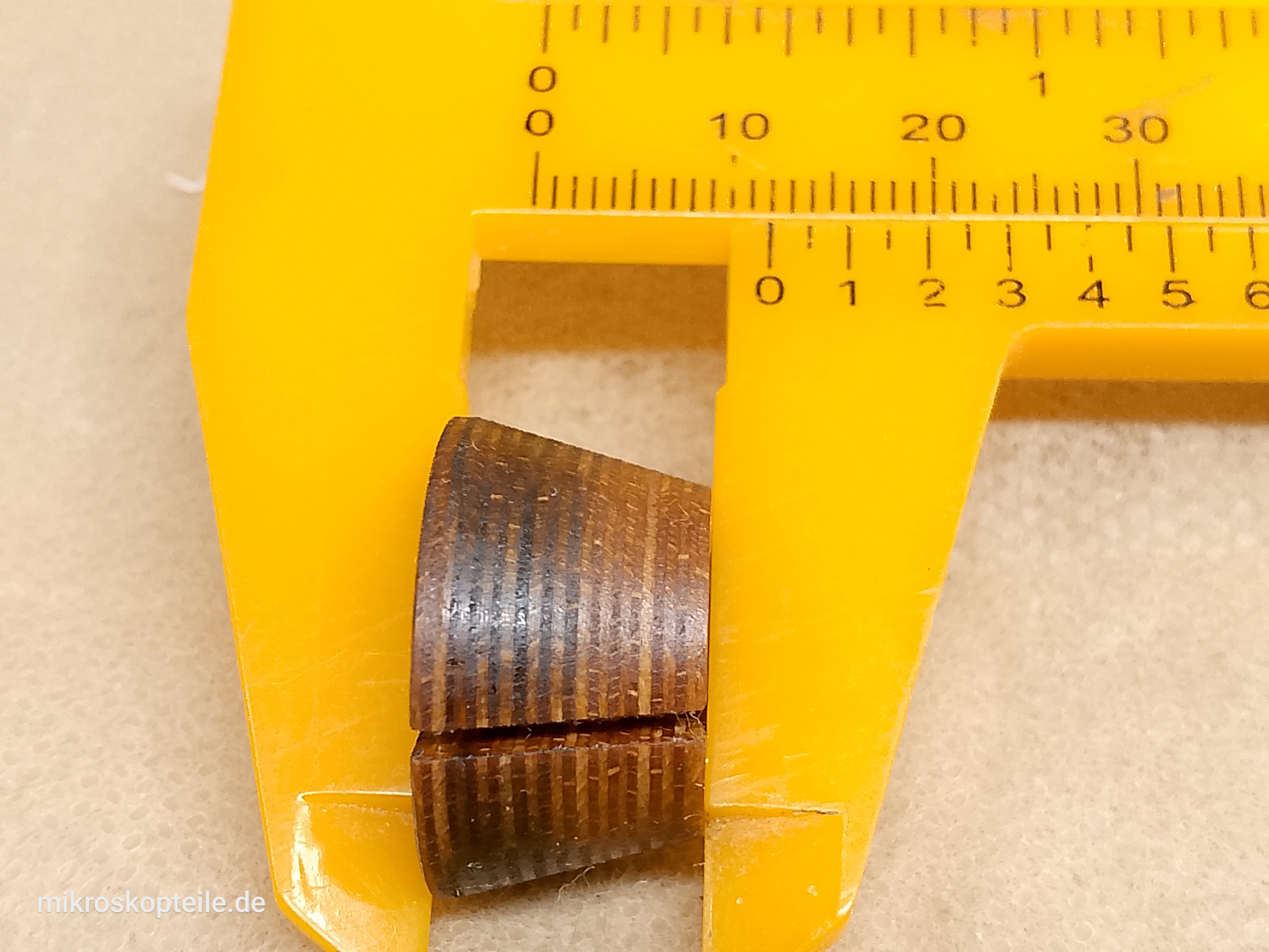 Carl Zeiss Jena Ergaval / Amplival - tuleja zaciskowa stożkowa nacięta mechanizmu makro i mikro mikroskopu - ujęcie #5