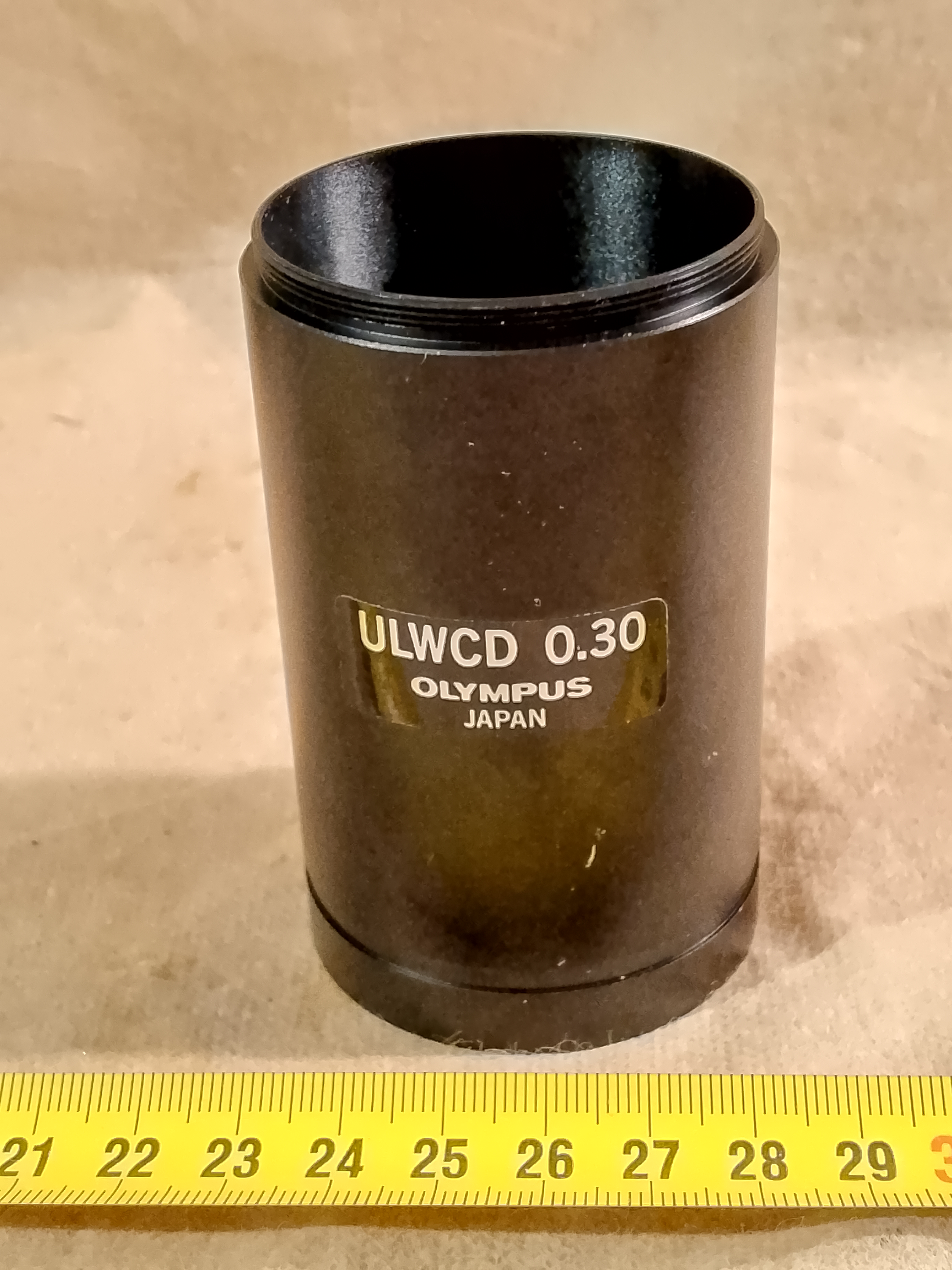 Kondensor ULWCD 0,30 (A=0,30) do biologicznego mikroskopu odwróconego Olympus CK2. Montowany na gwint - ujęcie #1