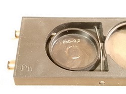 Zeiss Axiovert 25 Slider for the condenser (451235) of the Carl Zeiss Axiovert 25 (451200) inverted biological microscope