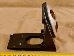 Zeiss 5. pozycyjny rewolwer na obiektywy RMS dla odwróconego mikroskopu biologicznego Carl Zeiss Axiovert 25. Zawiera część montażową. - thumbnail