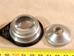 Cała część optyki dla kondensora PZO K51 (najczęściej dla mikroskopu PZO Biolar). Górna soczewka 1.3, dolna soczewka i uchwyt. - different 4 view