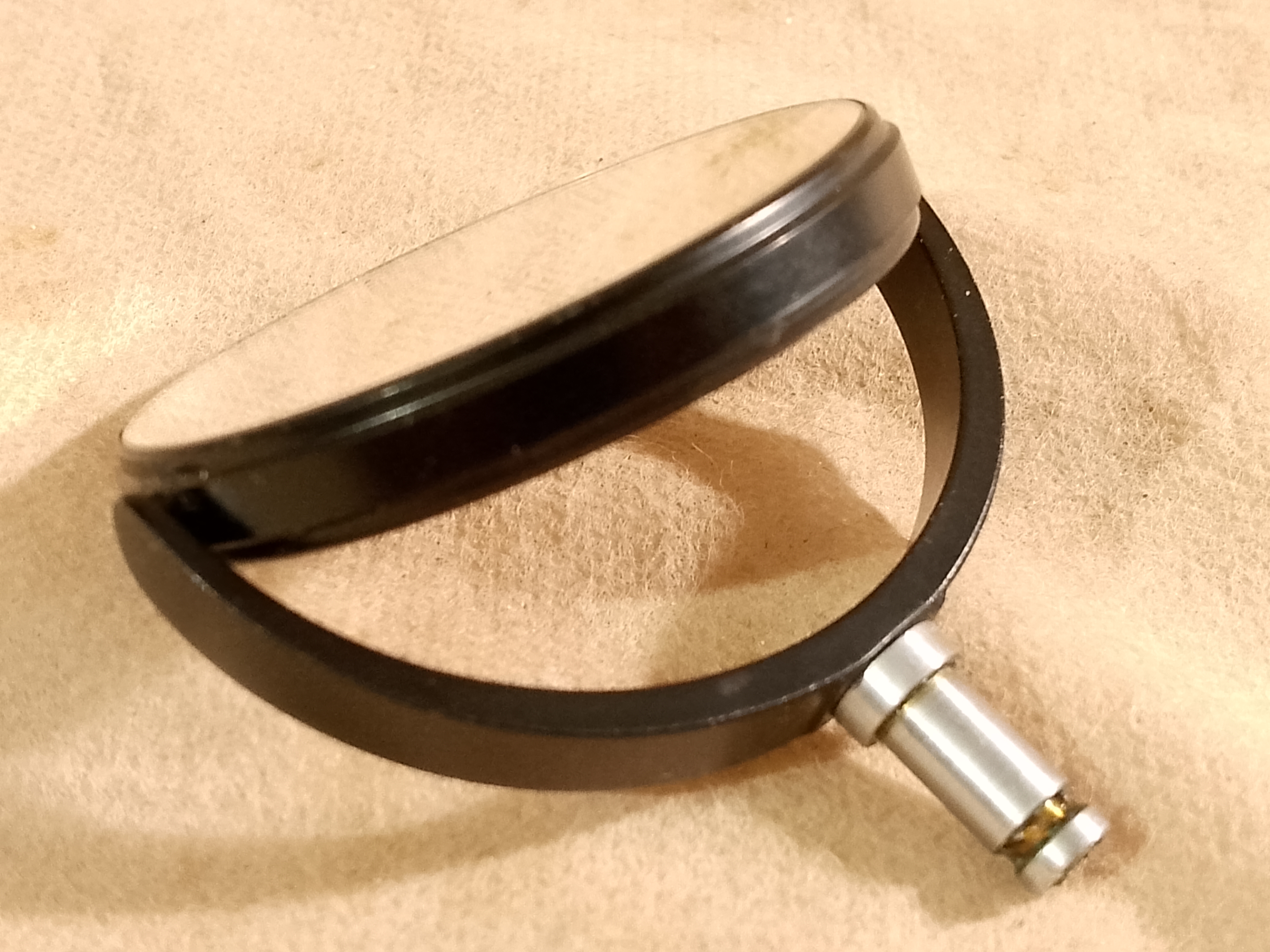Kremp Wetzlar Vintage school monocular Lusterko mikroskopowe, dwustronne, o standardowej średnicy 50 mm. Wtyk - ujęcie #1