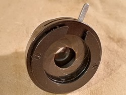 Kremp Wetzlar Abbe-type microscope condenser (39,5 mm) with iris diaphragm and slot for round 32 mm filter. - thumbnail
