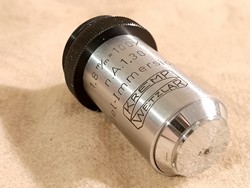 Vintage obiektyw mikroskopowy Kremp Wetzlar 1,8 mm = 100x n.A. 1,30 RMS Oil-Immersion - different 2 view