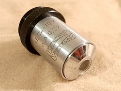 Kremp Wetzlar Vintage Kremp Wetzlar 16 mm = 10x n.A. 0,27 RMS microscope objective - thumbnail