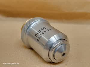 Lomo Biolam 40 0.65 microscope objective 1992 | ЛОМО 40x Biolam and Carl Zeiss Jena Lg compatible