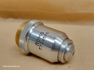 Lomo Biolam 40 0.65 - obiektyw mikroskopowy 1977 | ЛОМО 40x zgodny z Olympus CH i Bresser Biolam