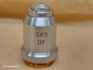 Lomo Biolam 40 0.65 microscope objective 1975 | ЛОМО 40x Carl Zeiss Jena, Bresser Biolam and IOR compatible