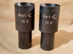 Steindorff Berlin Microbe Hunter 10x WW eyepieces with 23.2 mm diameter