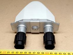 Steinmar Berlin Binocular head (bino) for the Steinmar Berlin biological microscope. It accepts 23.2 mm diameter eyepieces, and features interpupillary distance adjustment and diopter adjustment for each eye. - thumbnail