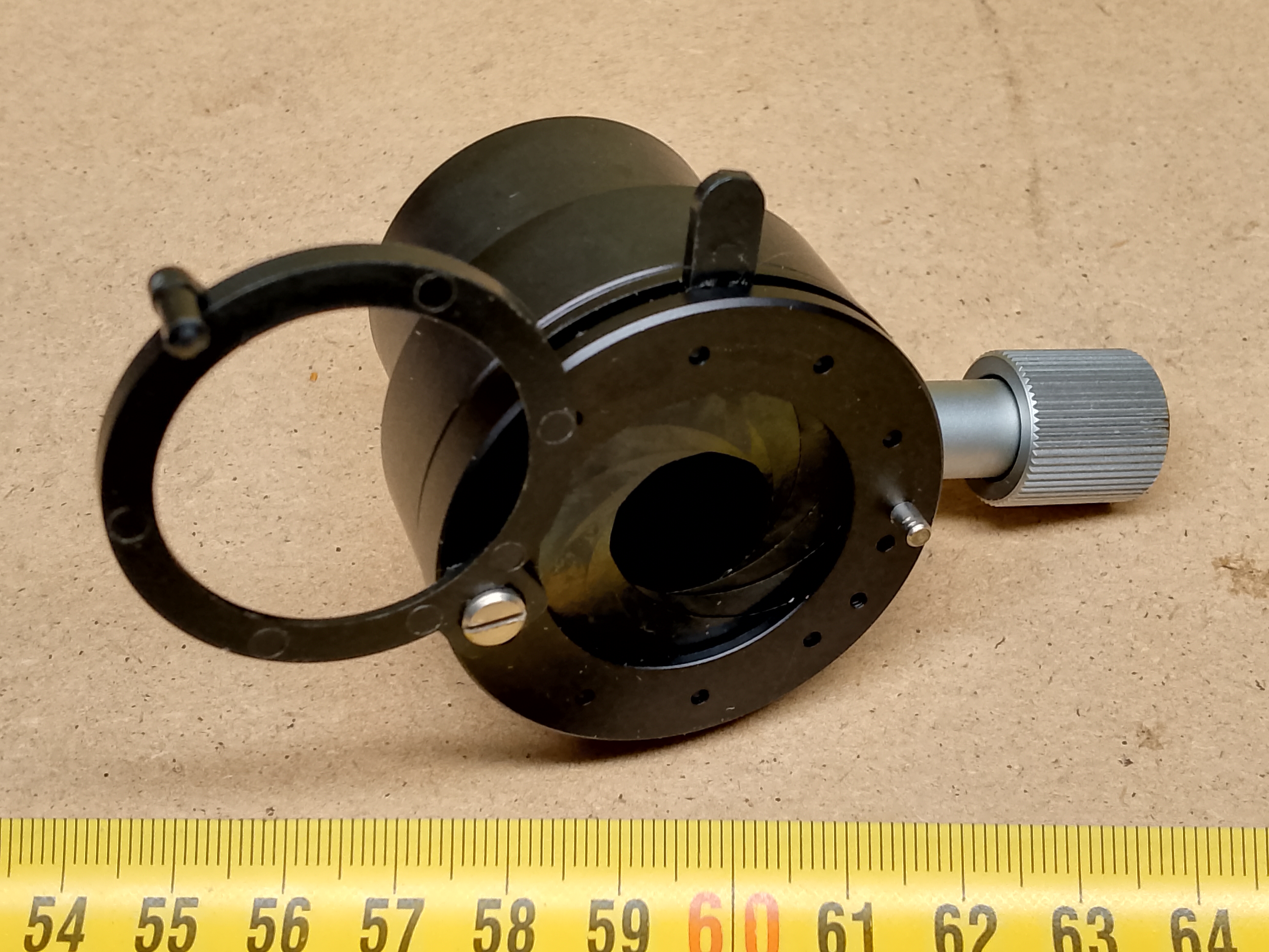 Steindorff Berlin - kondensor mikroskopowy o średnicy 39,5 mm z górną soczewką flip-out i przysłoną irysową. - ujęcie #7
