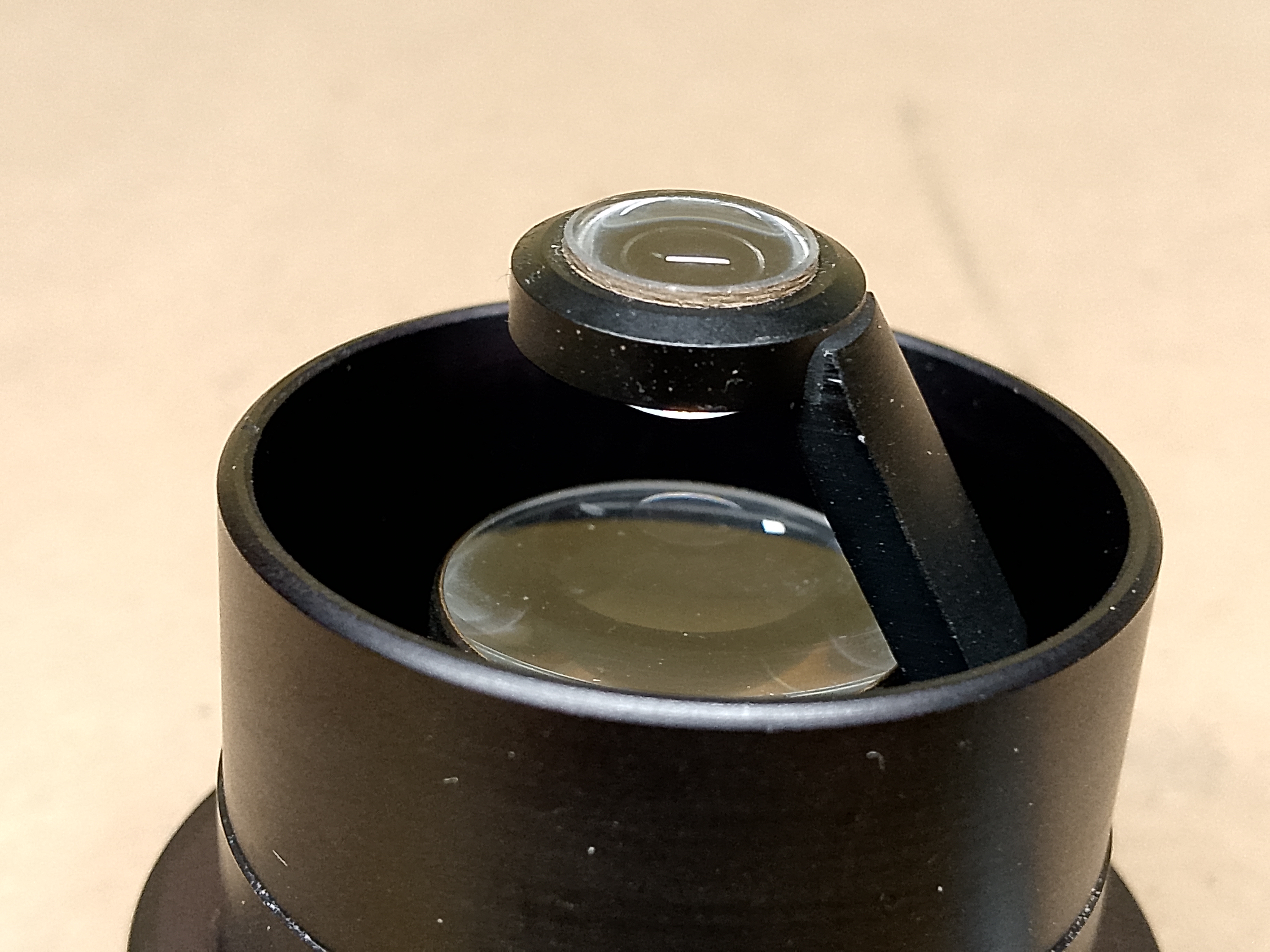Steindorff Berlin - kondensor mikroskopowy o średnicy 39,5 mm z górną soczewką flip-out i przysłoną irysową. - ujęcie #8