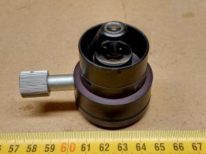 Steindorff Berlin Model C.Y.N Mikroskopkondensor mit 39,5 mm Durchmesser, ausklappbarer flip-out top Linse und Irisblende