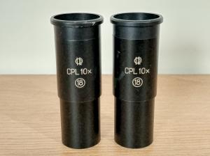 IOR CPL 10x (18) microscope eyepieces, pair (2 pcs.), diameter 23.2 mm - thumbnail