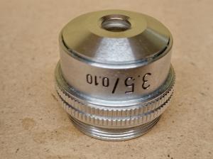 Leitz SM Wetzlar 3,5x / 0,10 170/- RMS Mikroskopobjektiv