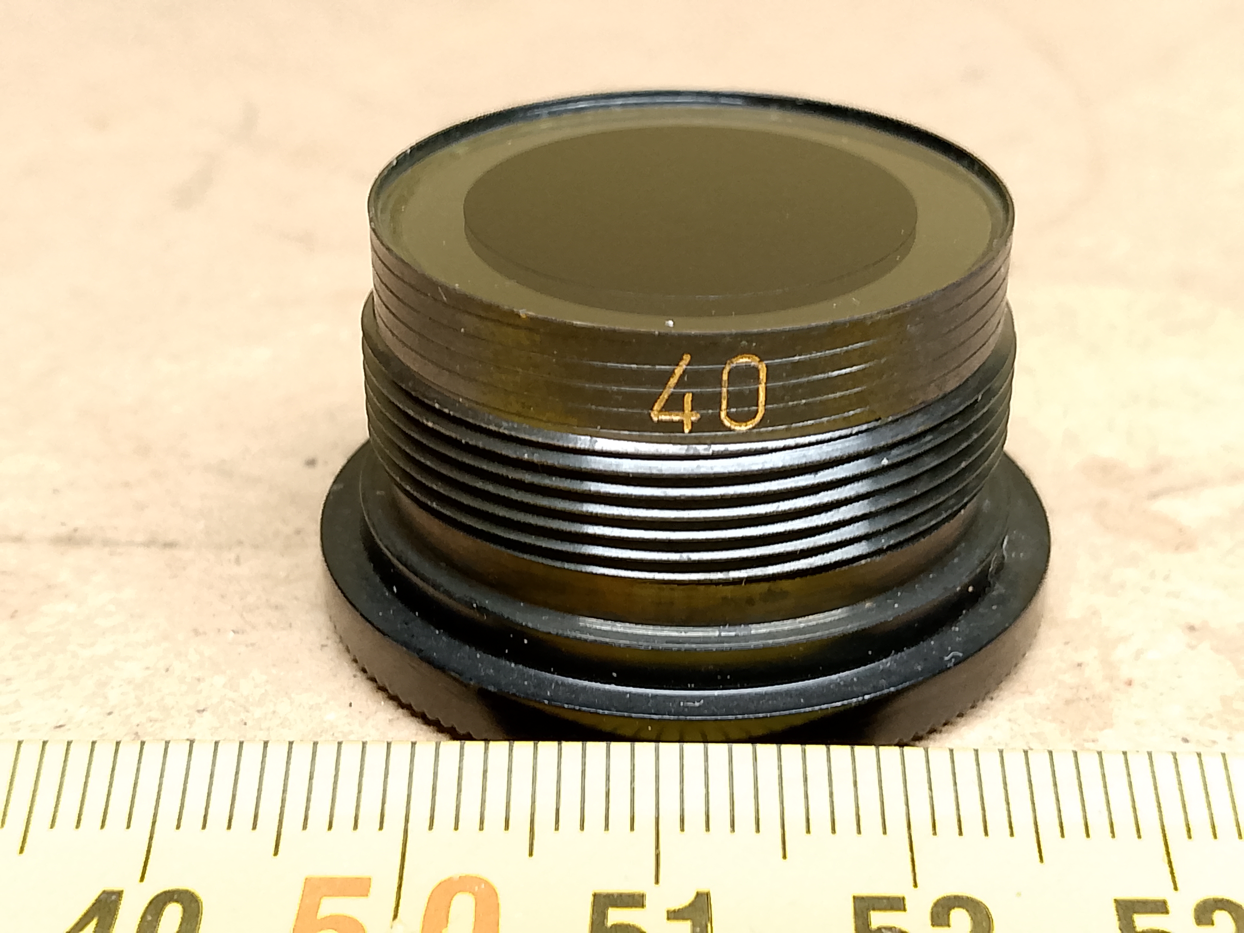 PZO KFL microscope condenser Pierścień "40" ciemnego pola do kondensora mikroskopowego PZO KFL - ujęcie #1