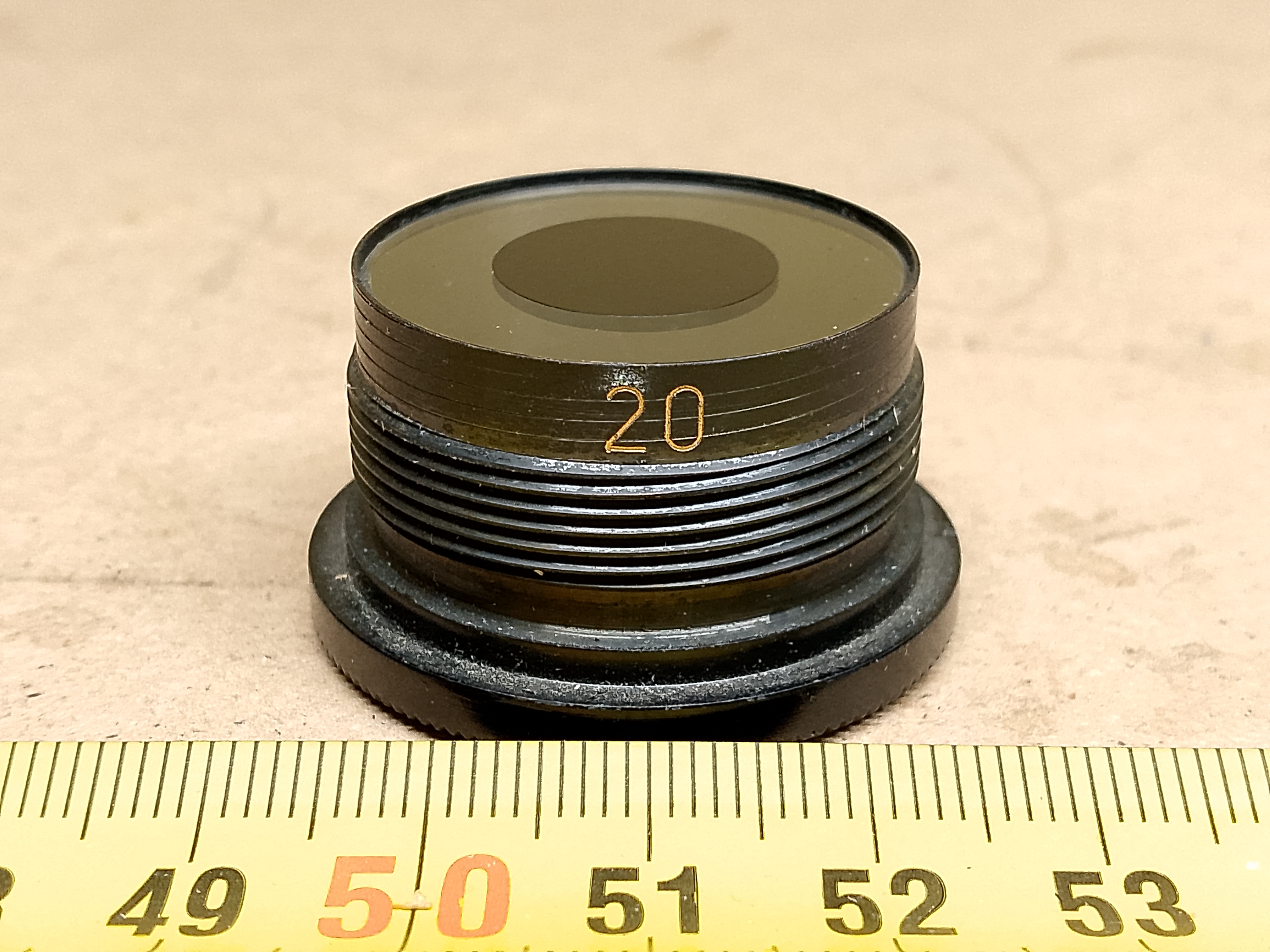 PZO KFL microscope condenser Pierścień "20" ciemnego pola do kondensora mikroskopowego PZO KFL - ujęcie #1