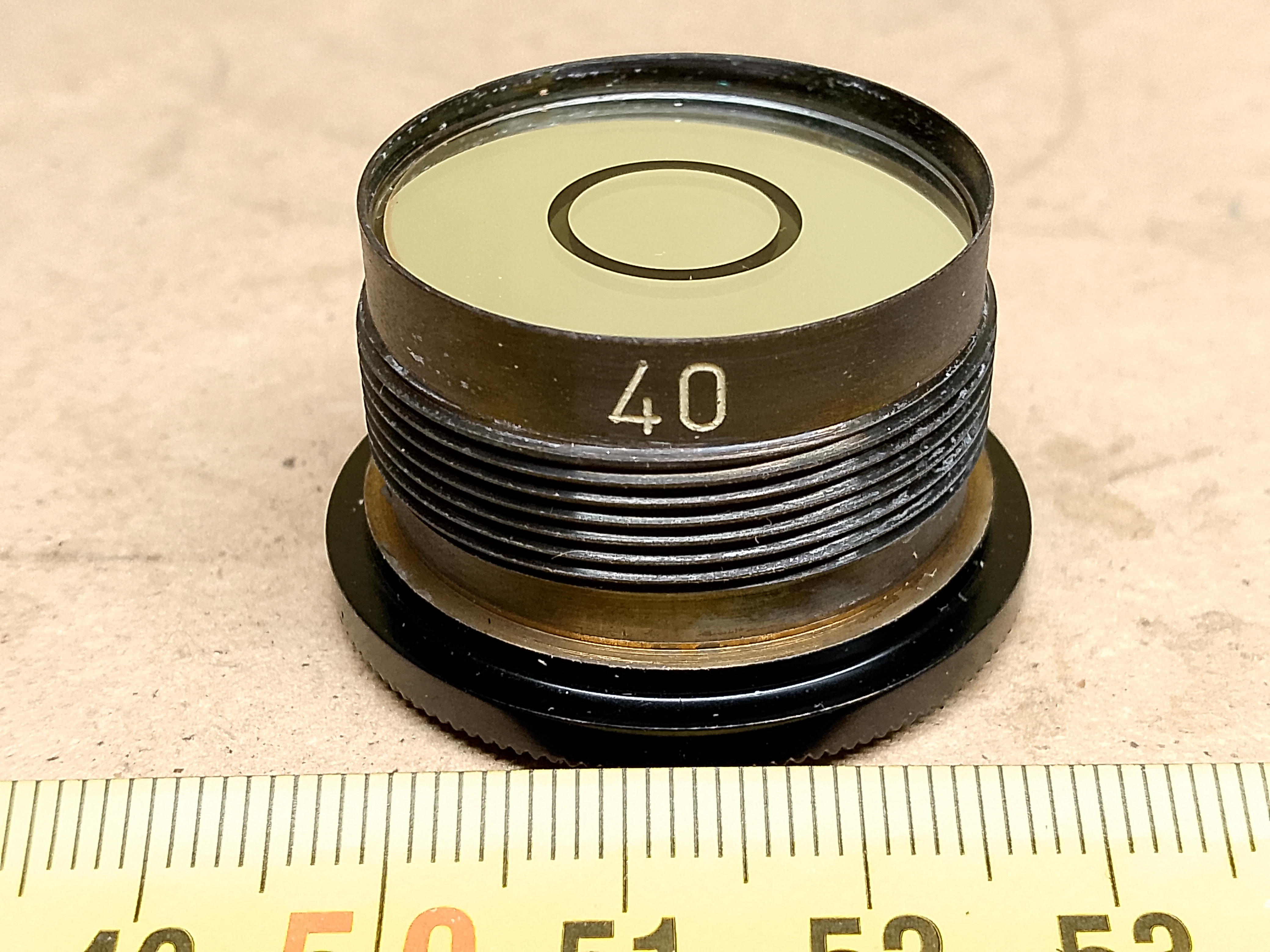 PZO KFL microscope condenser Pierścień "40" kontrastu fazowego do kondensora mikroskopowego PZO KFL - ujęcie #1