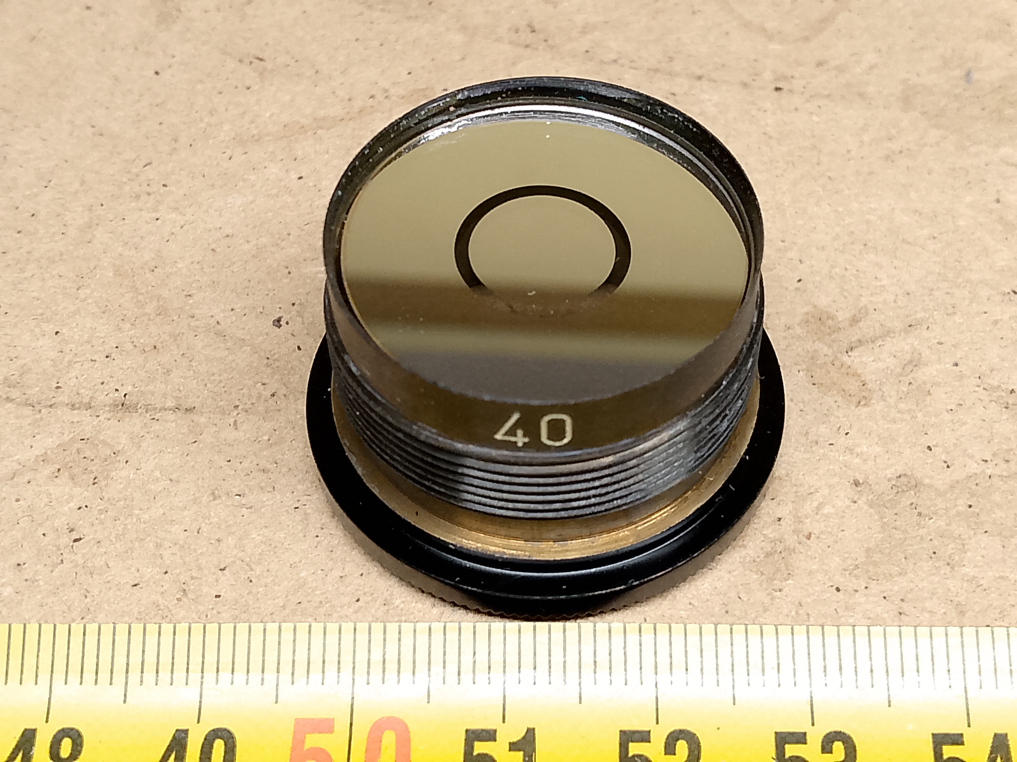 PZO KFL microscope condenser Pierścień "40" kontrastu fazowego do kondensora mikroskopowego PZO KFL - ujęcie #2
