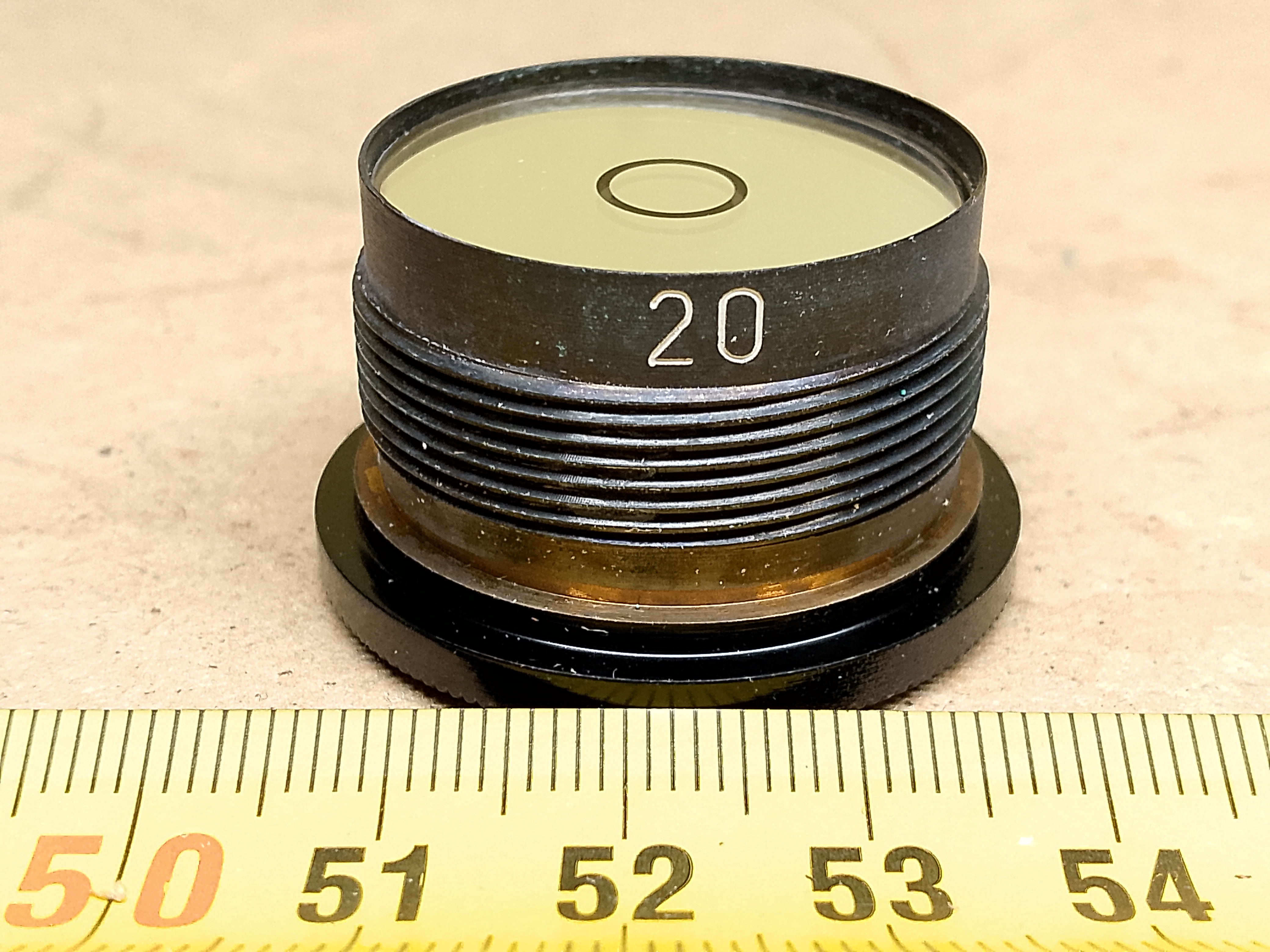 PZO KFL microscope condenser Pierścień "20" kontrastu fazowego do kondensora mikroskopowego PZO KFL - ujęcie #1