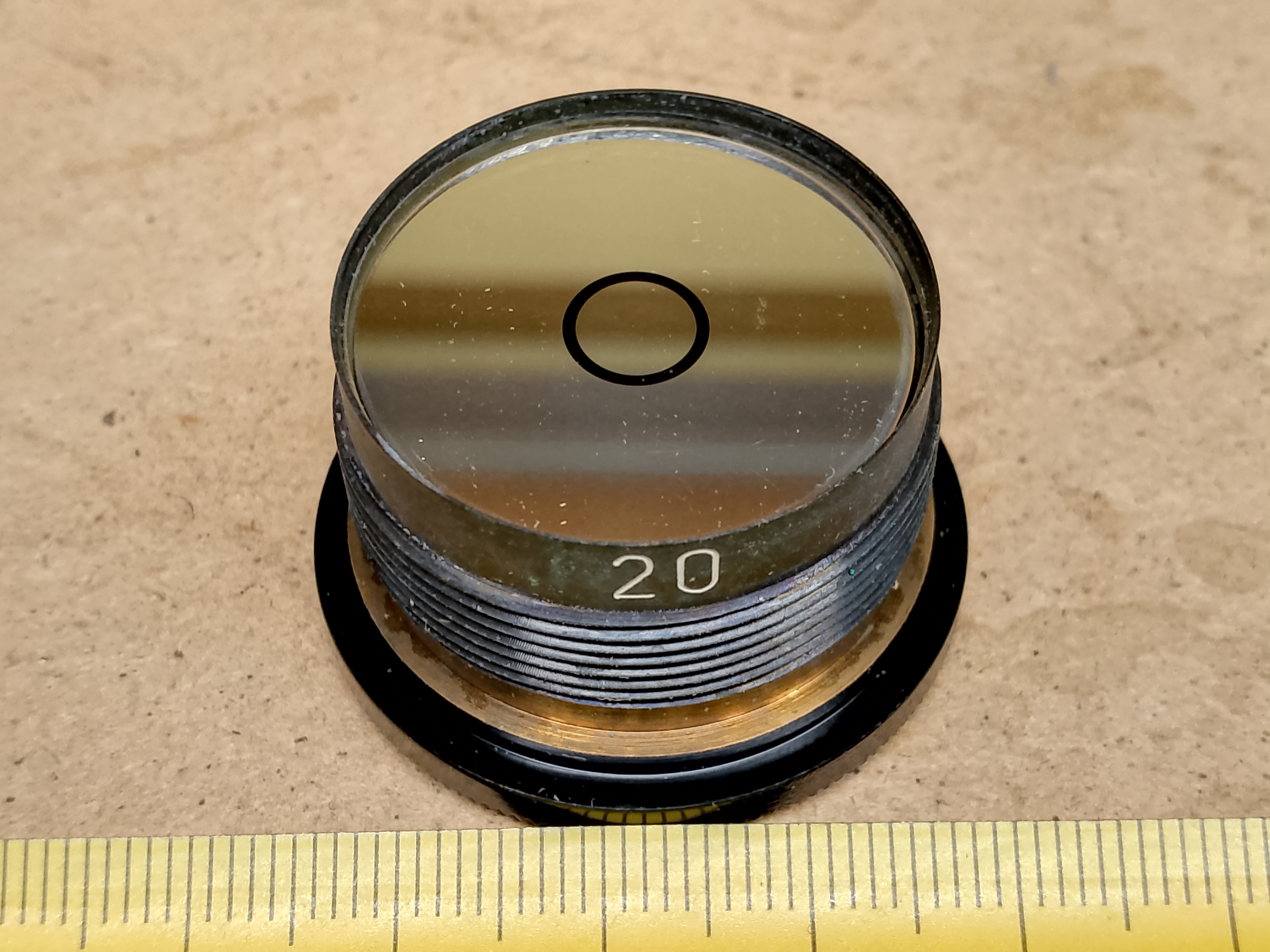 PZO KFL microscope condenser Pierścień "20" kontrastu fazowego do kondensora mikroskopowego PZO KFL - ujęcie #2