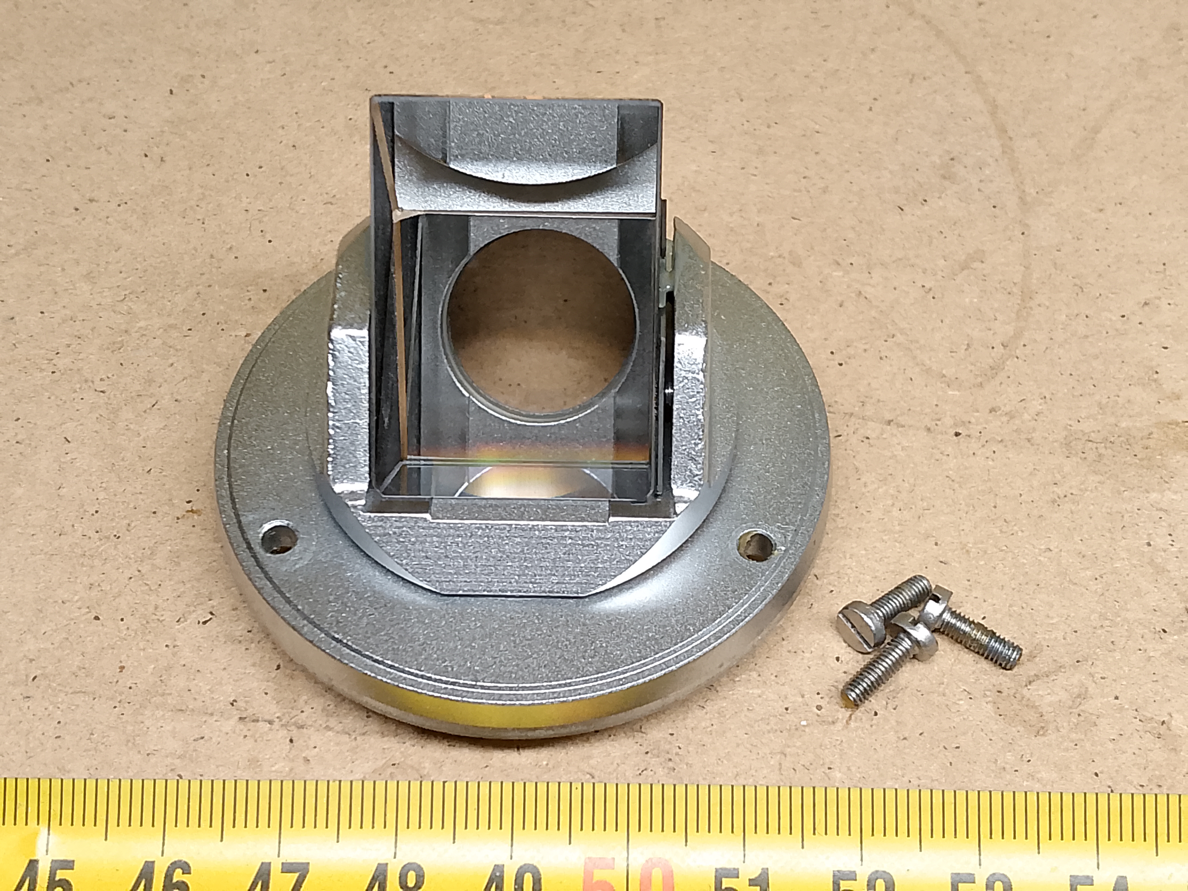 Zeiss Zeiss microscope binocular head P/N 473012-9902 Pryzmat lustrzany (lustro) z jaskółczym ogonem - ujęcie #2