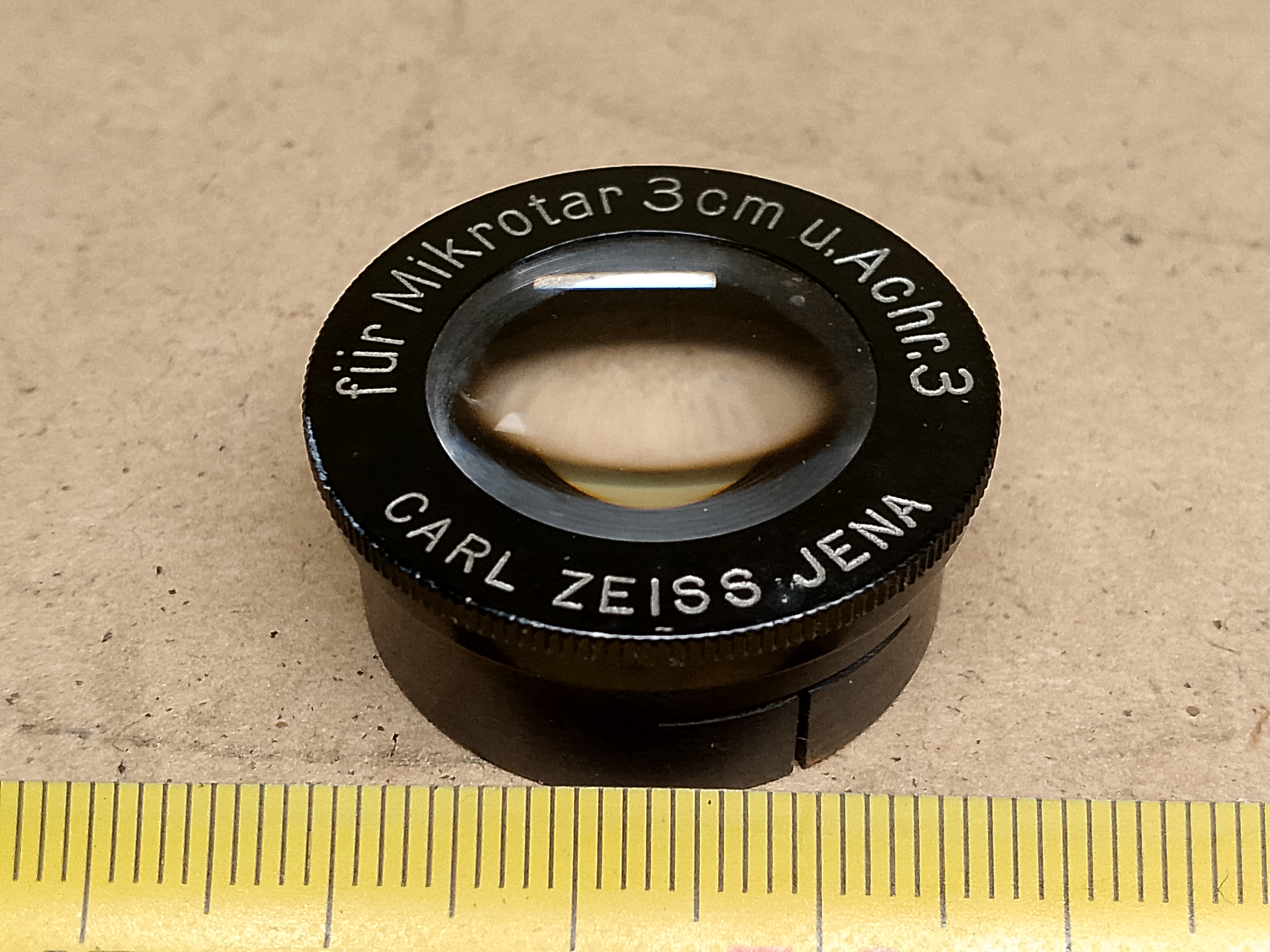 Carl Zeiss Jena Lumipan Soczewka Mikrotar 3cm Achr.3 do kondensora pankratycznego Carl Zeiss Jena - ujęcie #1
