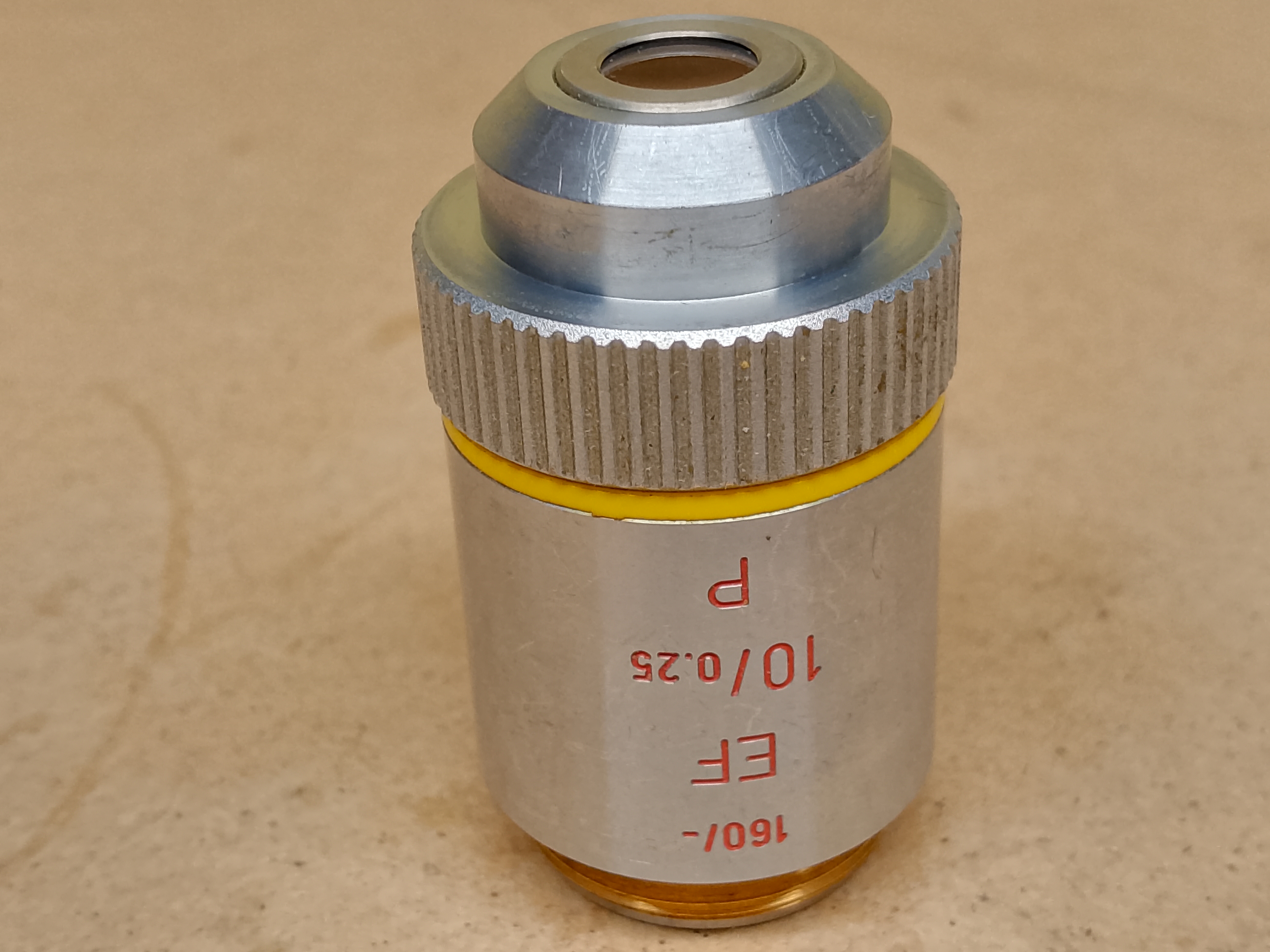 Leitz Laborlux 11 Pol S Obiektyw mikroskopowy Leitz Wetzlar 10x EF 10 / 0.25P 160/- P/N 559213, gwint RMS, - ujęcie #1