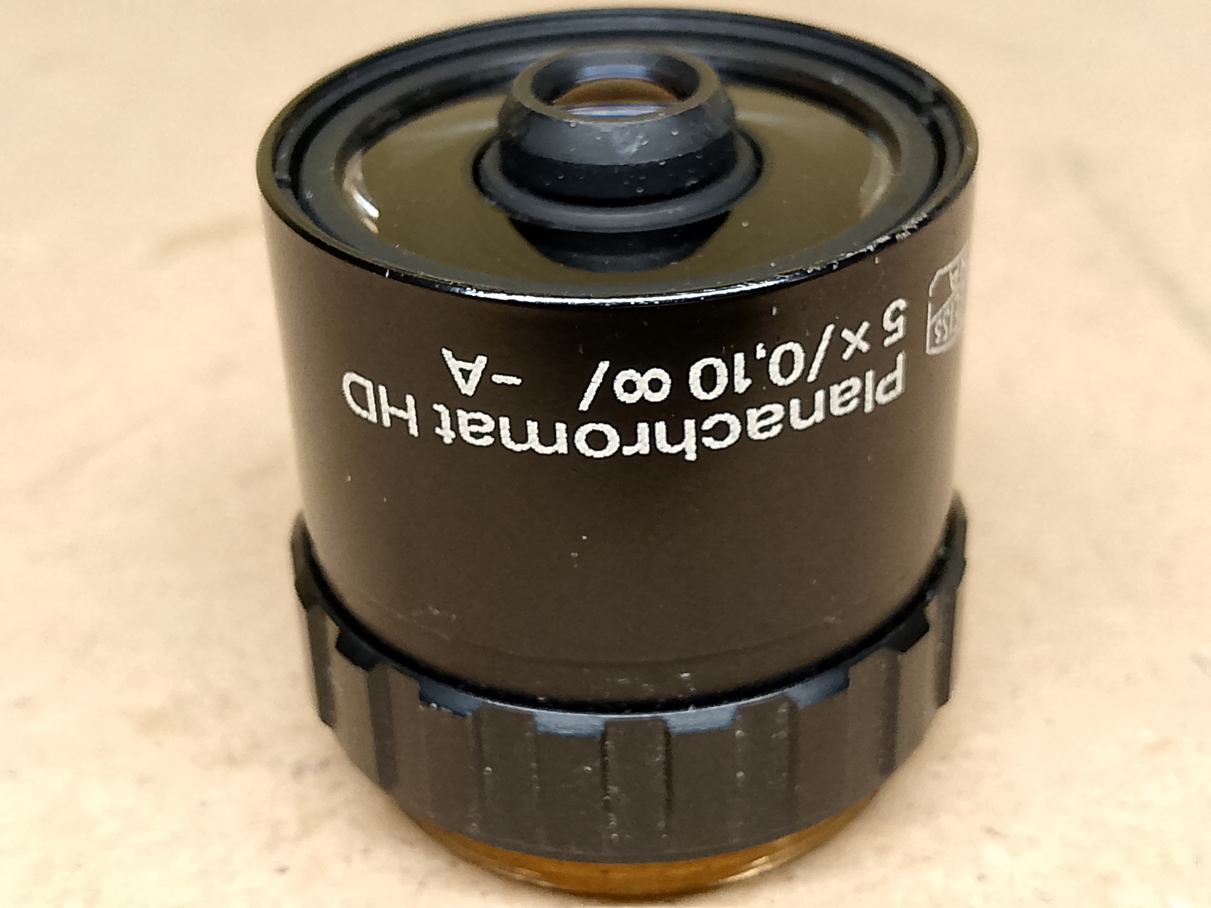 Carl Zeiss Jena Jenatech Obiektyw mikroskopowy Carl Zeiss Jena Planachromat HD 5x/0,10 oo/ -A do światła - ujęcie #2
