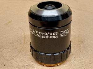 Carl Zeiss Jena Jenatech Obiektyw mikroskopowy Carl Zeiss Jena Planachromat HD 20x/0,40 oo/0-A do światła - ujęcie #1