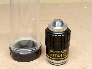 SWIFT (Japan) Swift Japan 10 Ph. D.M. 0.25 160/0.17 RMS 10x (Ph DM) phase contrast microscope objective No. 48 - thumbnail