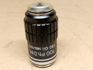 Obiektyw mikroskopowy Swift Japan 100 Ph. D.M. 1.30 Oil 160/0.17 RMS 100x, nr 68 (Ph DM) do kontrastu fazowego - different 2 view