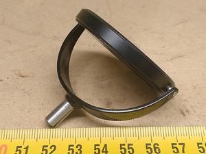 Leitz SM Lusterko mikroskopowe z Leitz Wetzlar SM, dwustronne, o standardowej średnicy 50 mm. Wtyk o średnicy 6 mm