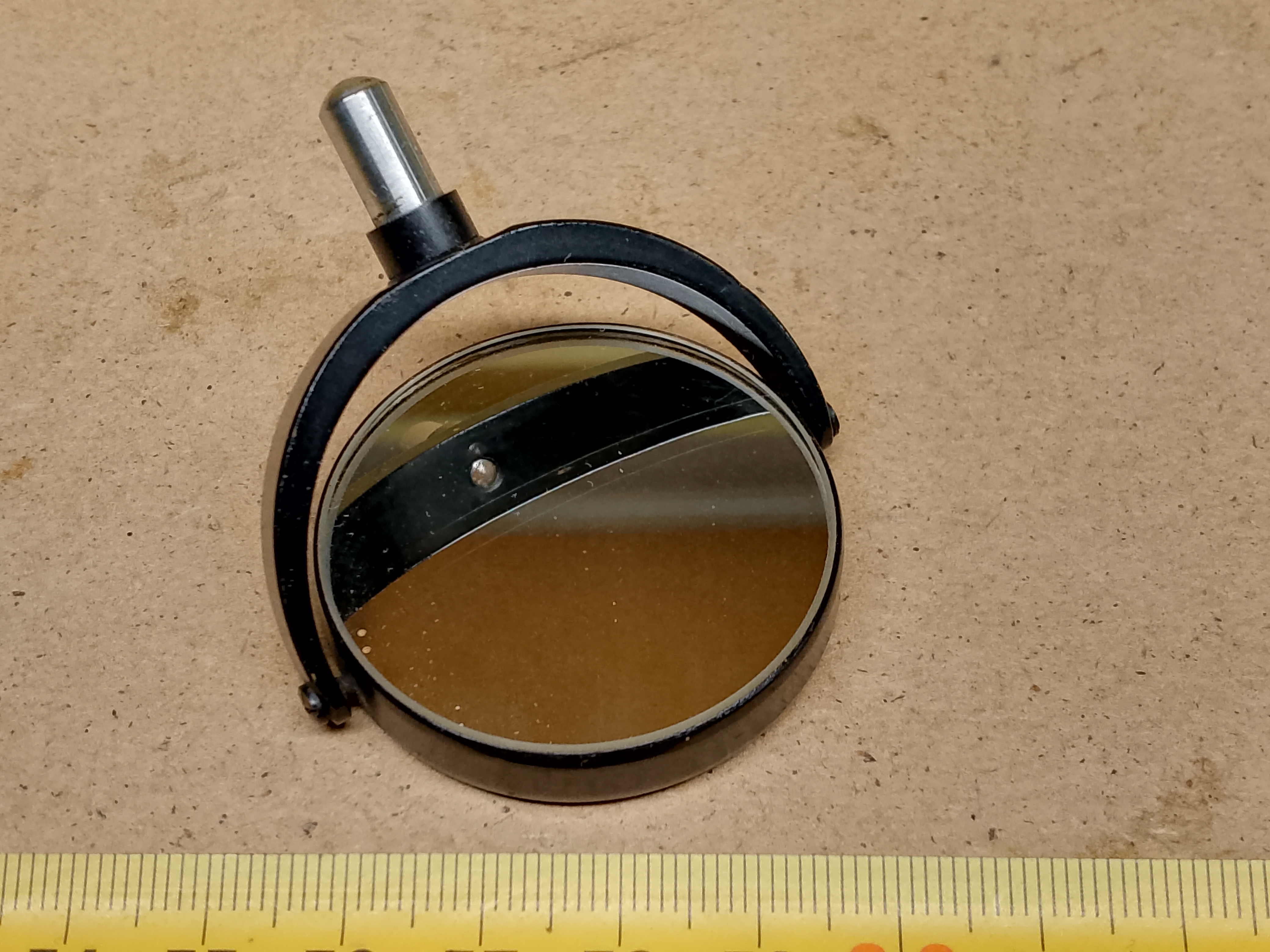 Lusterko mikroskopowe Ernst Leitz Wetzlar (średnica 40 mm, jednostronne, trzonek 6 mm) do vintage - ujęcie #4