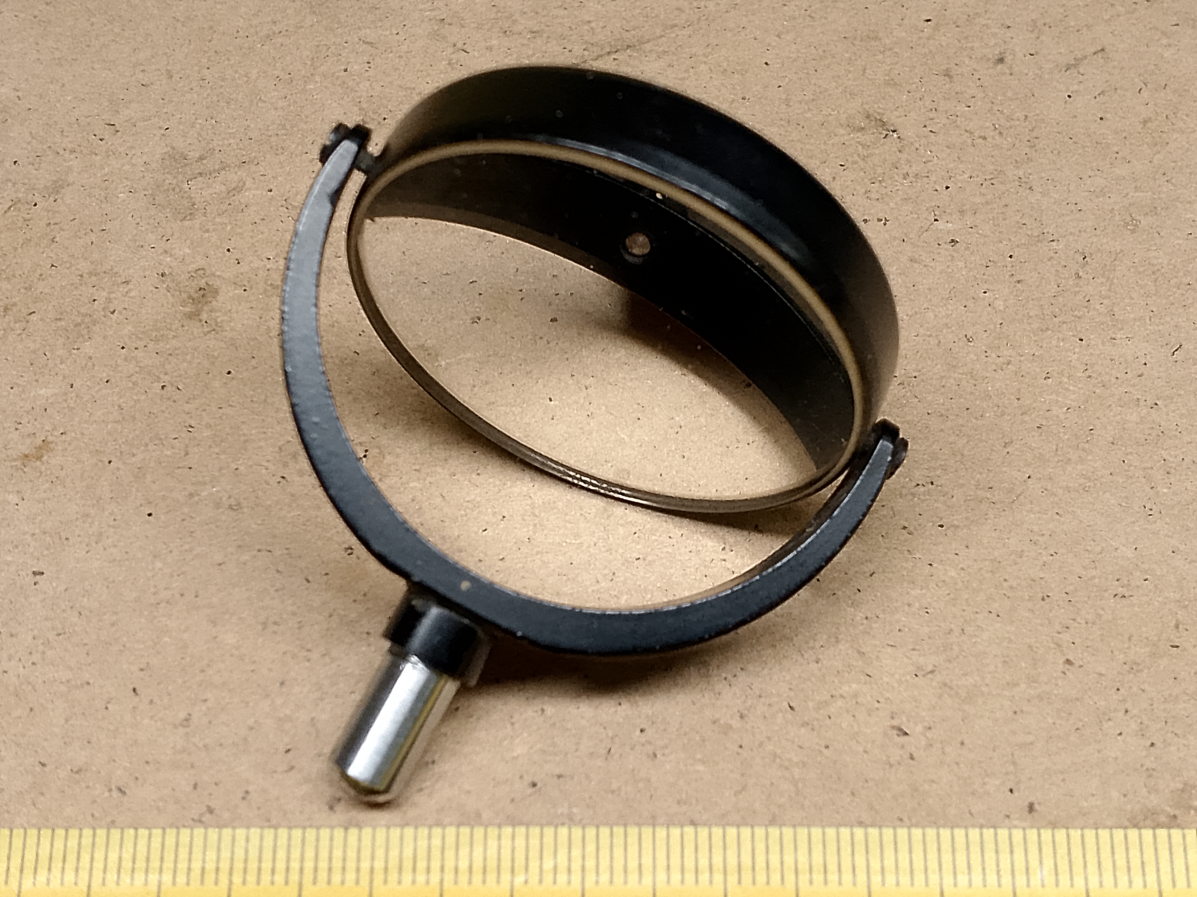 Lusterko mikroskopowe Ernst Leitz Wetzlar (średnica 40 mm, jednostronne, trzonek 6 mm) do vintage - ujęcie #5