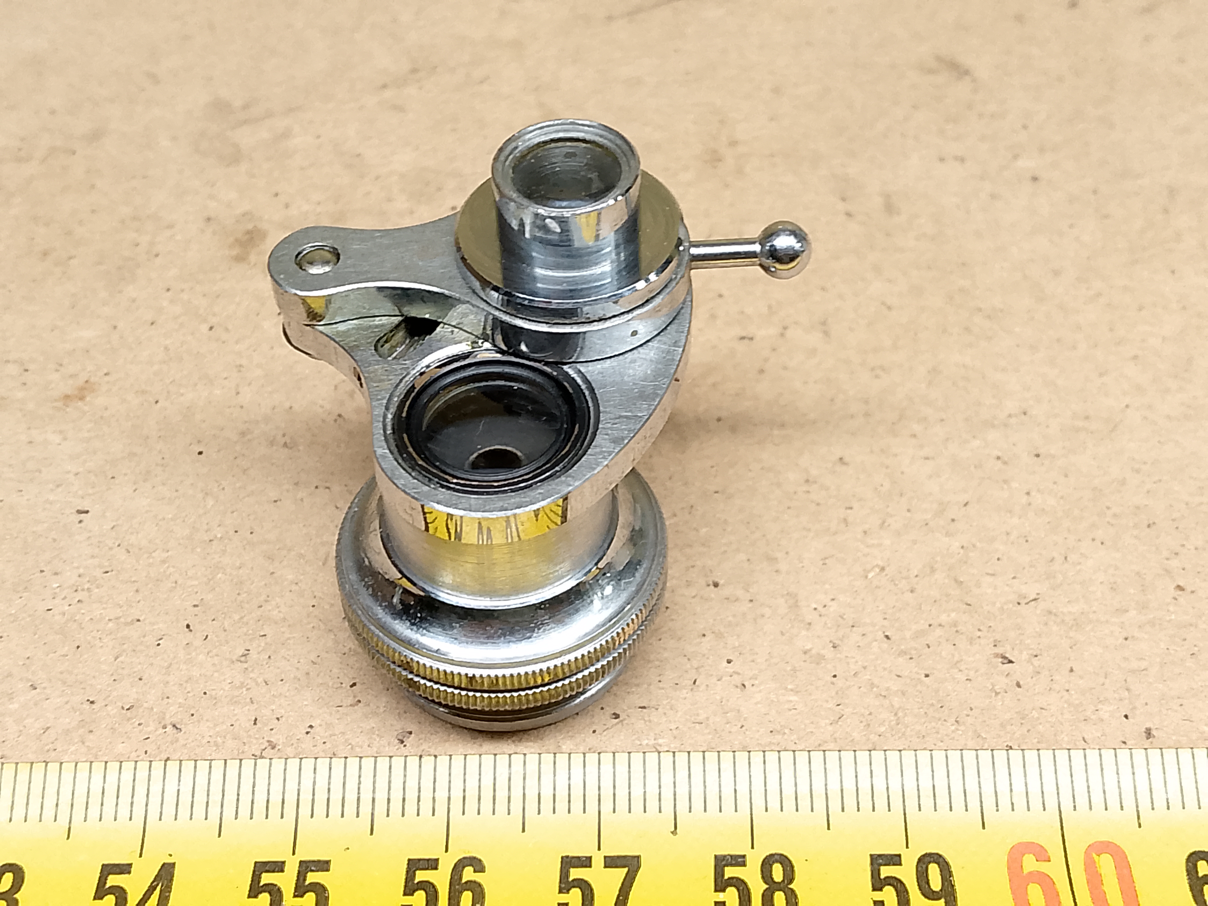 Leitz Trichinenmikroskop Obiektyw mikroskopowy Ernst Leitz Wetzlar 3.T.K. 35 u. 100x z gwintem RMS - ujęcie #4