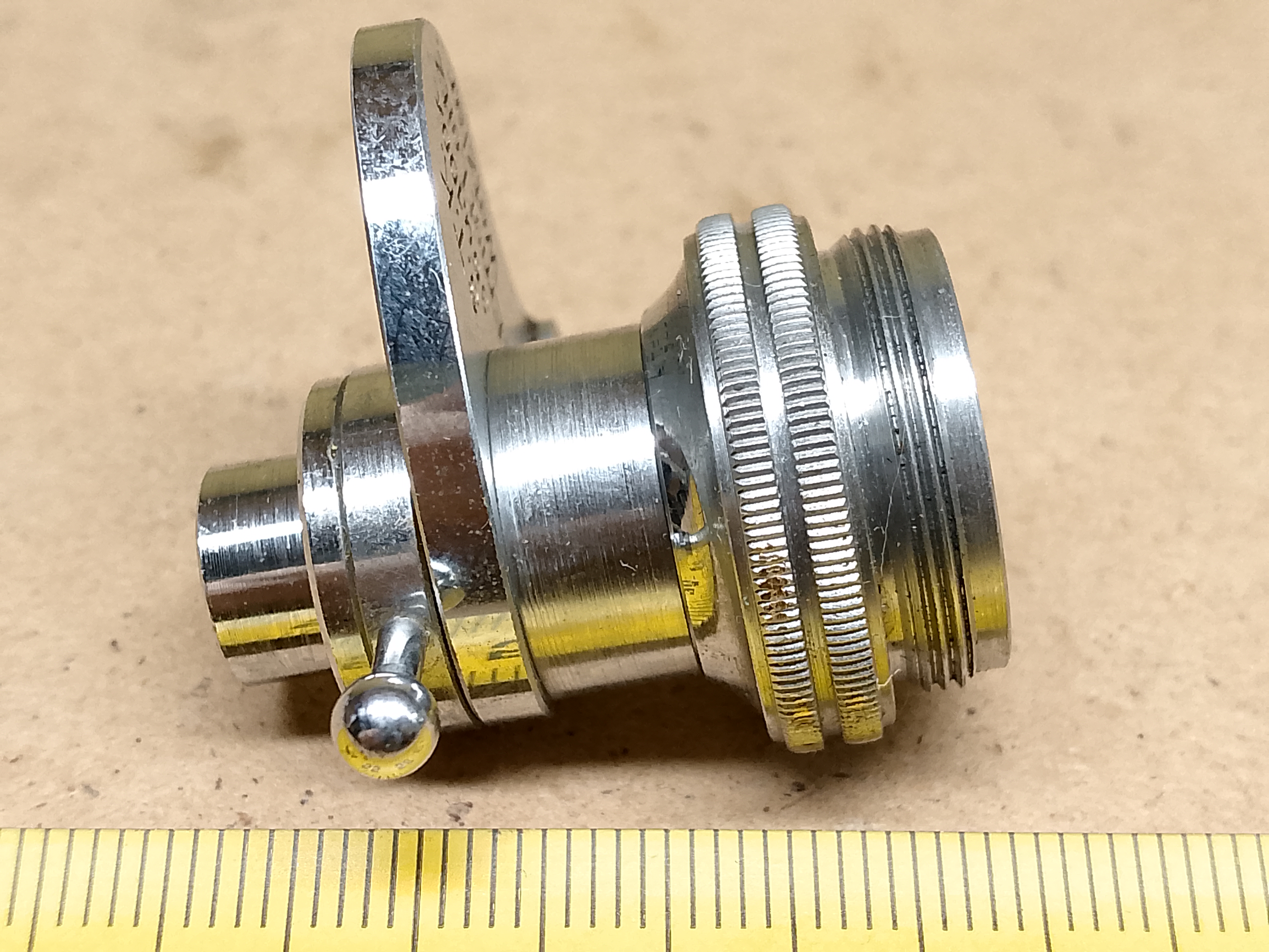 Leitz Trichinenmikroskop Obiektyw mikroskopowy Ernst Leitz Wetzlar 3.T.K. 35 u. 100x z gwintem RMS - ujęcie #7
