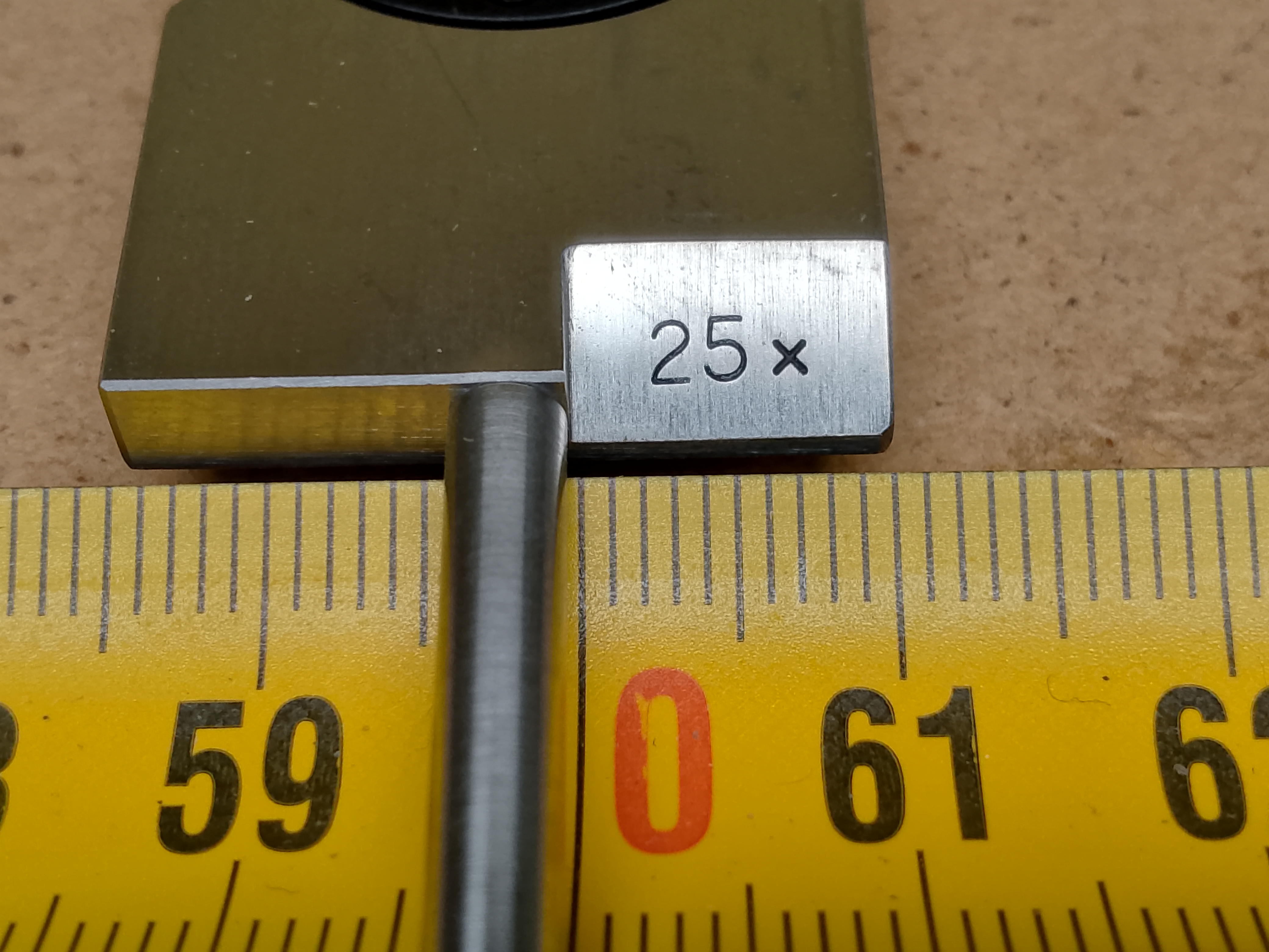 Wsuwka kontrastu fazowego zmiennego Phv dla obiektywu 25x dla oświetlacza EPI mikroskopu Carl Zeiss Jena NU / - ujęcie #6