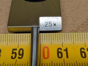 Wsuwka kontrastu fazowego zmiennego Phv dla obiektywu 25x dla oświetlacza EPI mikroskopu Carl Zeiss Jena NU / - ujęcie #6