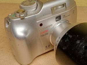 Tubus fotograficzny "L" do mikroskopu PZO, adapter foto z gwintem M52 i aparat Olympus Camedia C-5000 5,0 Mpx. - ujęcie #15