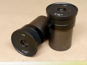 Lomo Polam LMPR K16x inf. Mikroskopokulare, Unendlichkeit oo, Montagedurchmesser 23,2 mm (Mikroskop Okulare, unendlich, Paar, K 16x)