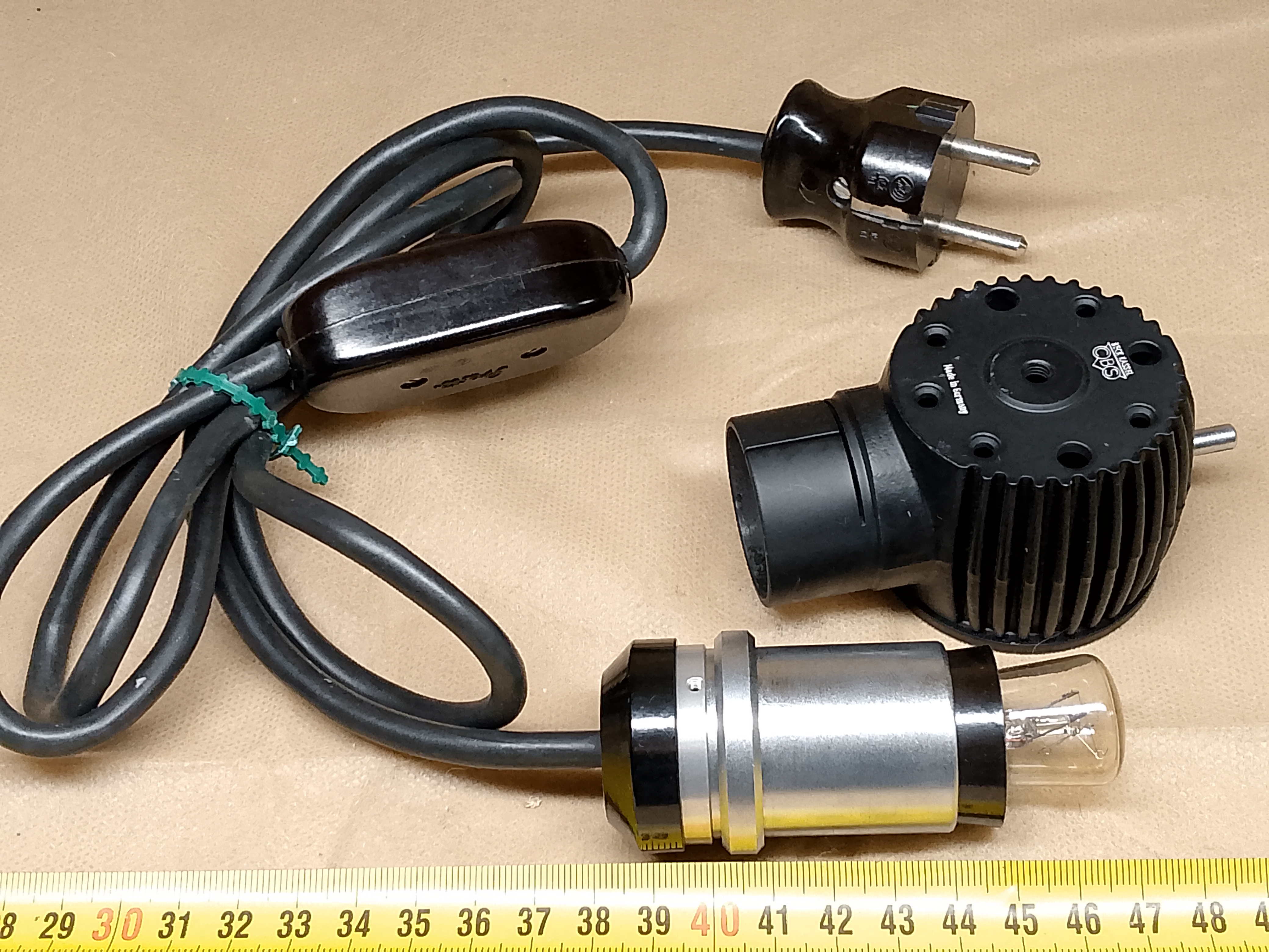 CBS AS 2 Oświetlacz lampa do mikroskopu CBS Beck Kassel model AS 2, 220V-240V / 15W-25W, E14 - ujęcie #7