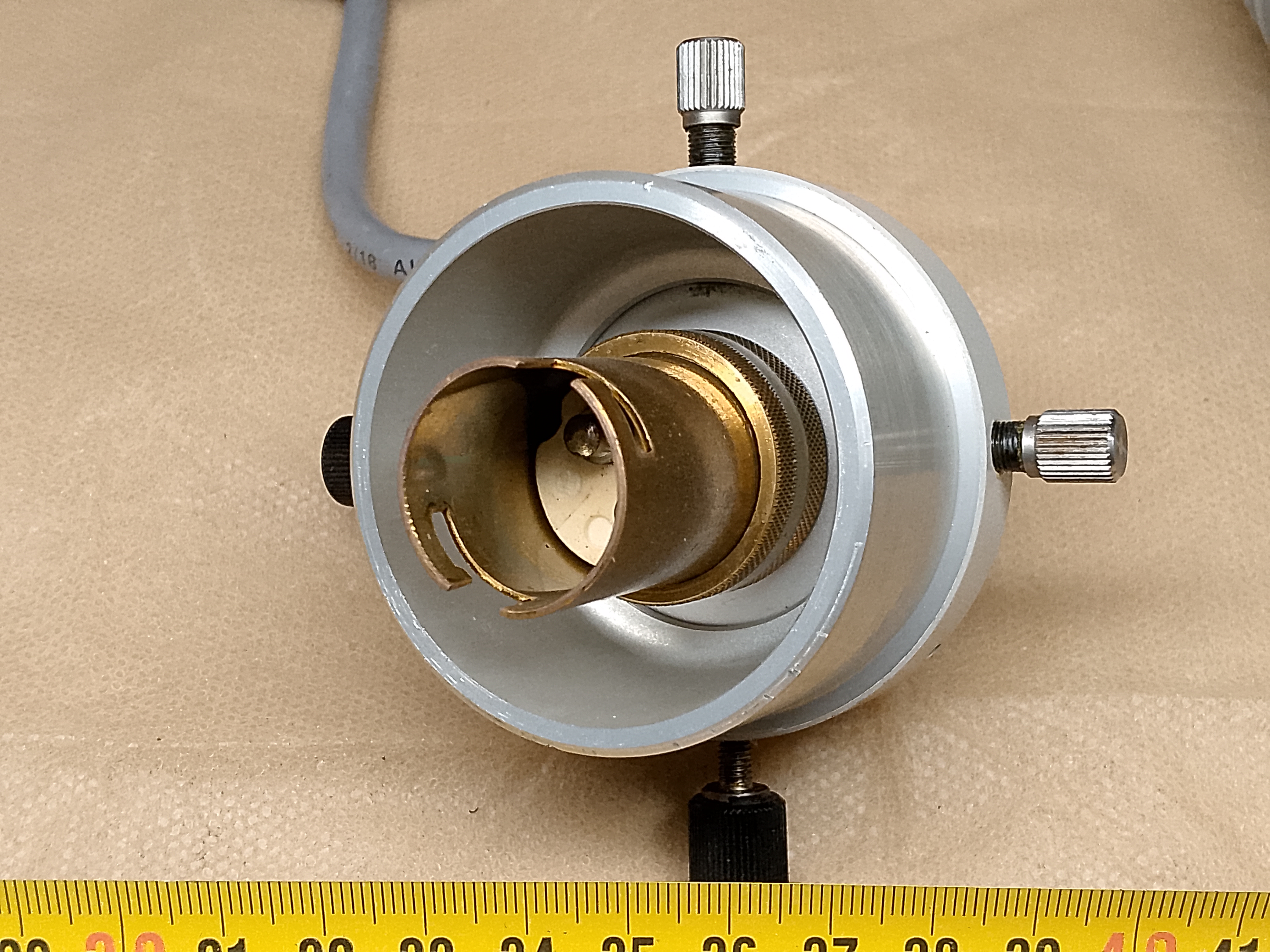 Mikroskop Zeiss IM 35 / Opton ICM 405 - uchwyt żarówki, oświetlacz i kondensor oświetlenia, Zeiss P/N 46 80 15 - ujęcie #12