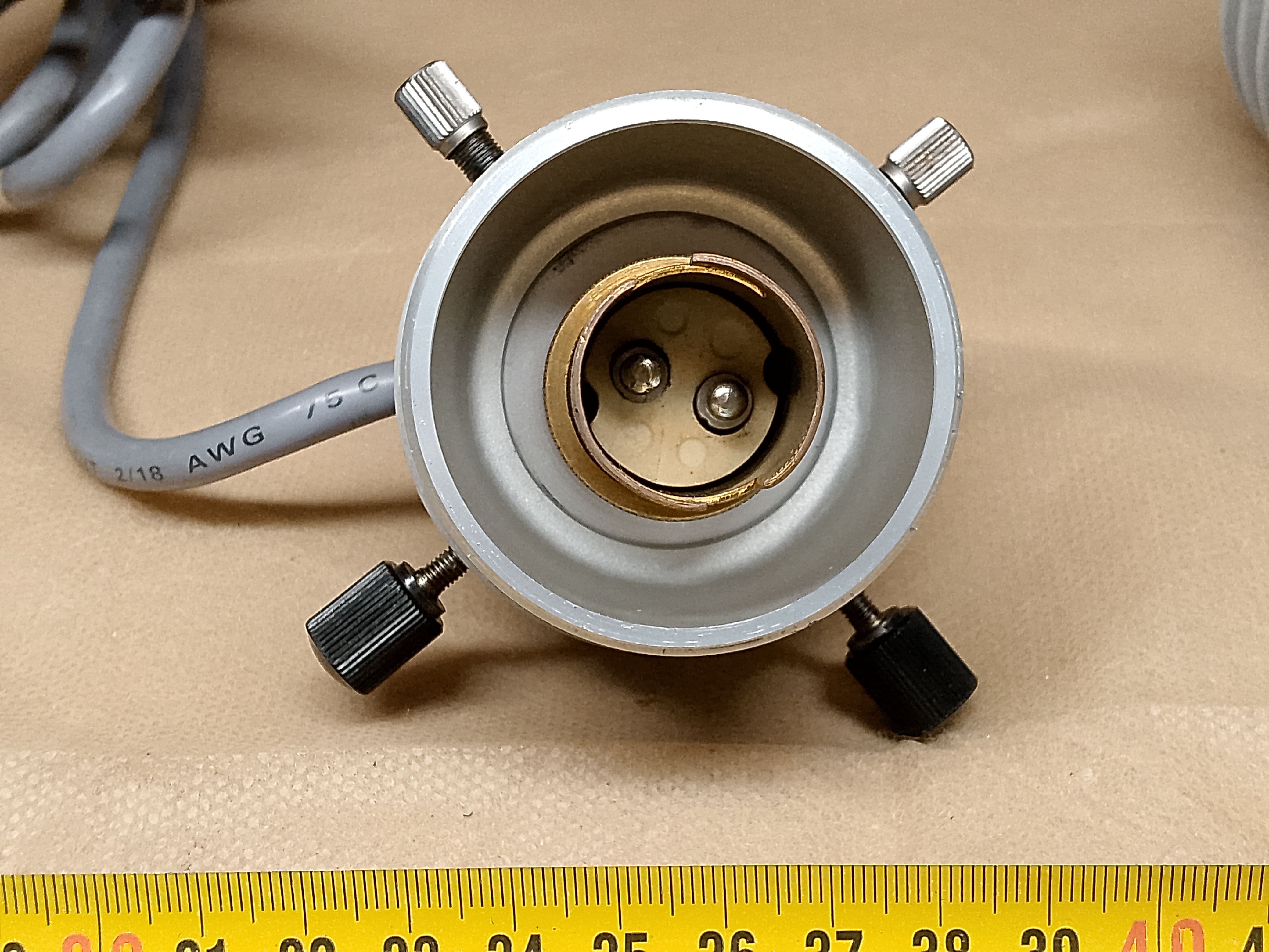 Mikroskop Zeiss IM 35 / Opton ICM 405 - uchwyt żarówki, oświetlacz i kondensor oświetlenia, Zeiss P/N 46 80 15 - ujęcie #13