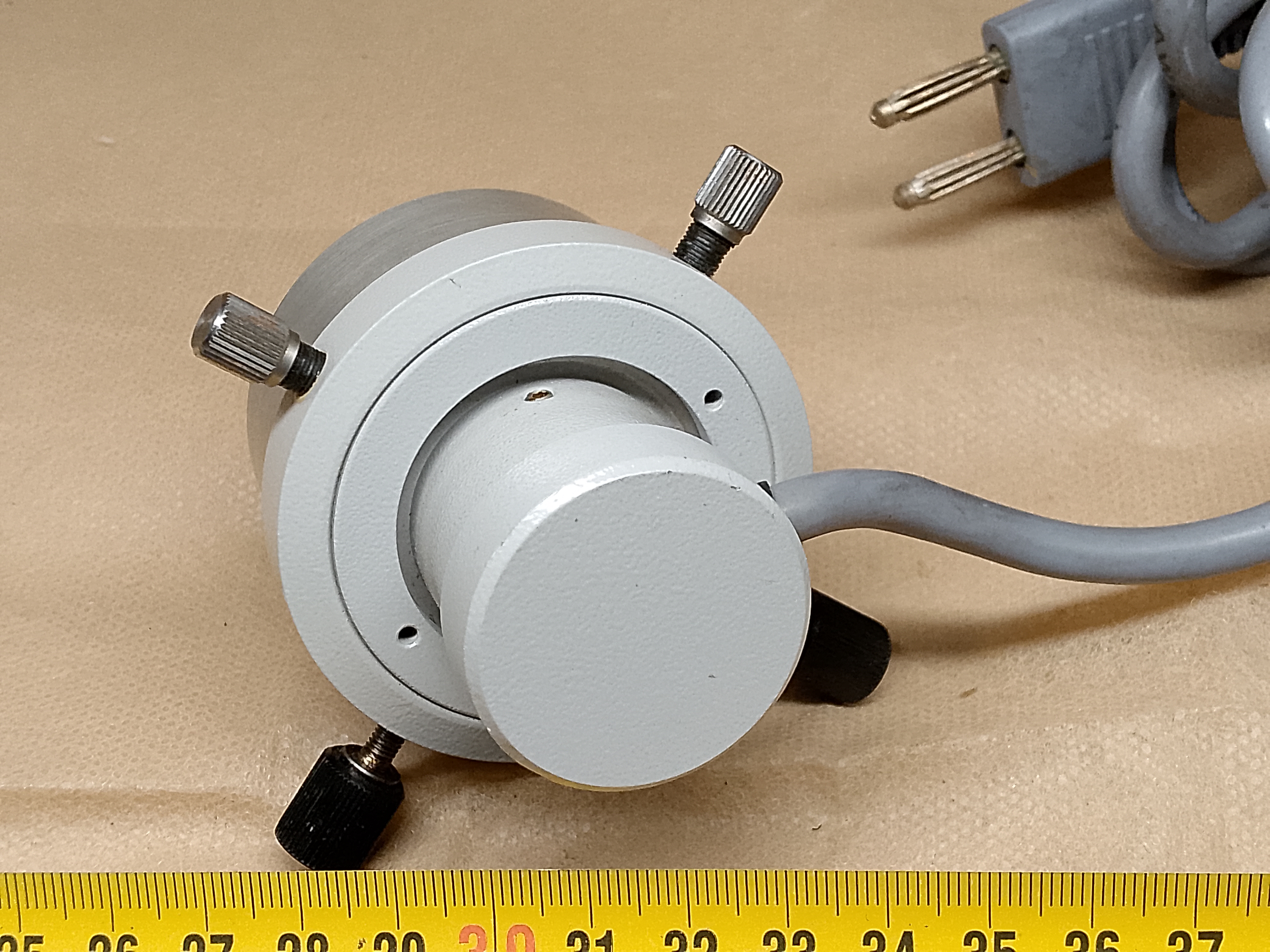Mikroskop Zeiss IM 35 / Opton ICM 405 - uchwyt żarówki, oświetlacz i kondensor oświetlenia, Zeiss P/N 46 80 15 - ujęcie #14