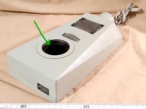 Carl Zeiss Jena - kolektor światła z uchwytem na filtr dla mikroskopu Amplival / Ergaval / Docuval, model 2. - ujęcie #5