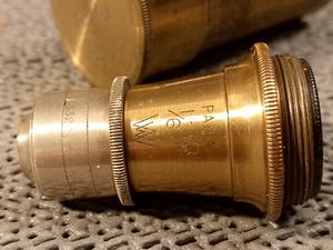 Watson Vintage antique brass Obiektyw mikroskopowy Watson PARA 1/6 IN., RMS, mosiężny, vintage, antique - ujęcie #4